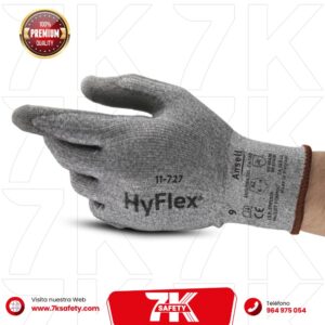 Guante HyFlex 11-727 Ansell con protección anticorte ANSI A4