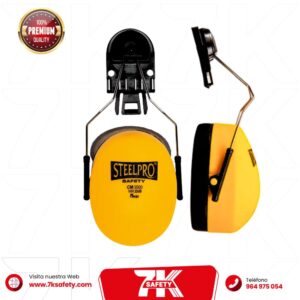 Orejera Steelpro CM-3000 para casco | Protección auditiva 25 dB NRR.