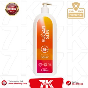 Protector Solar Sugar Sun FPS 50 1L | Bloqueador Solar Industrial para Exposición Prolongada al Sol