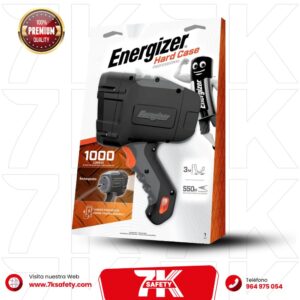 Linterna Energizer Hard Case Recargable 1000 LUM | Iluminación Industrial Resistente
