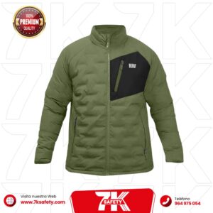 Parka HW Explorer sin Gorro Verde Oliva Mujer | Ropa Térmica de Protección Industrial