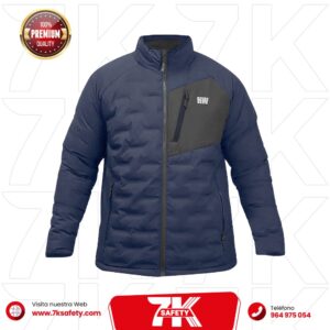Parka Insulada HW Explorer Deep Blue | Ropa Térmica de Protección Industrial