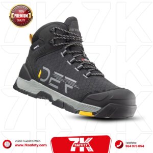 Botas de Seguridad Def Rock | Calzado Industrial Antideslizante con Puntera de Acero y Protección Contra Impactos