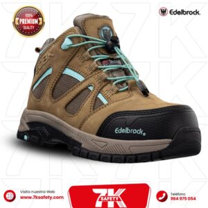 Botín Edelbrock EDBK 177 Mujer Gris de seguridad industrial