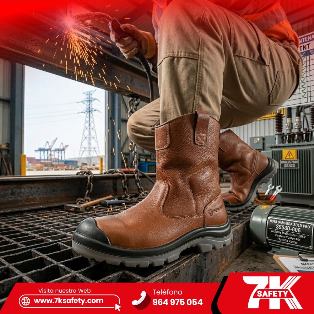 bota campera sold pro ss58d-606 20kv dieléctrica