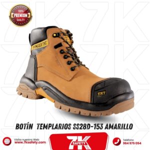 botin dielectrico templarios ss28d-153 amarillo composite