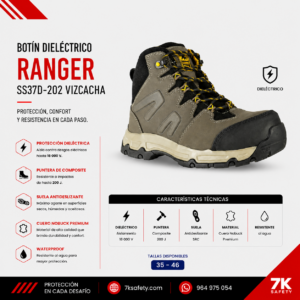 Botín Sandder Ranger SS37D-202 Vizcacha para trabajos industriales