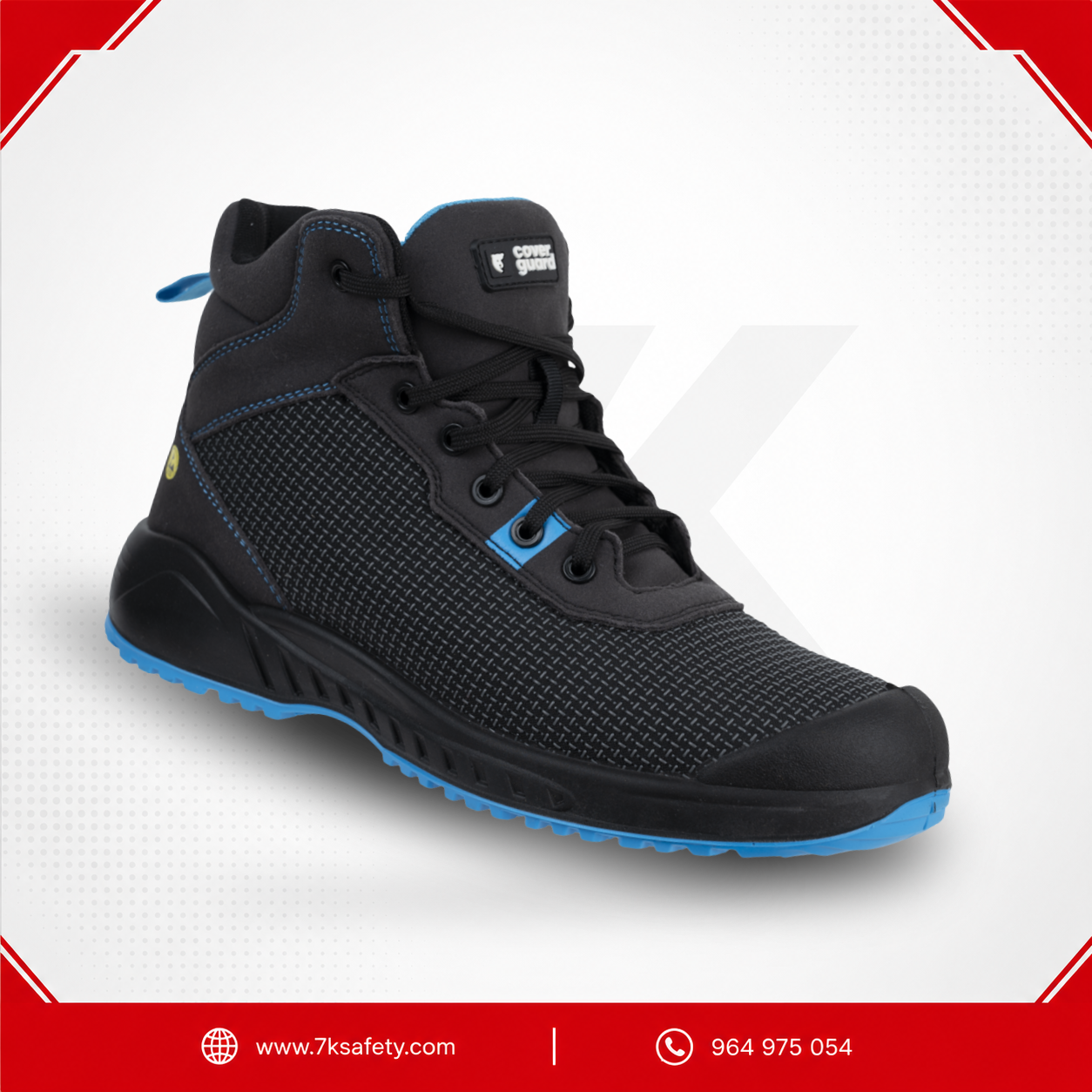 Zapato de Seguridad Coverguard CLAW RESIST HIGH S3 con puntera de aluminio