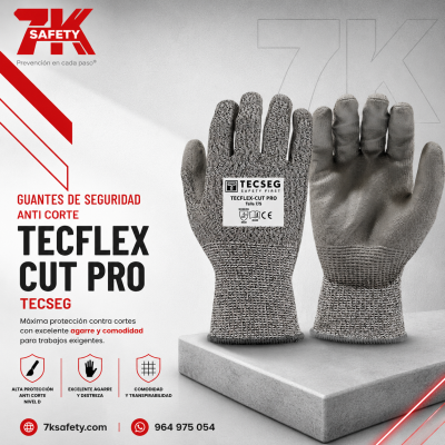 Guantes TECFLEX Cut-Pro TECSEG anticorte nivel C