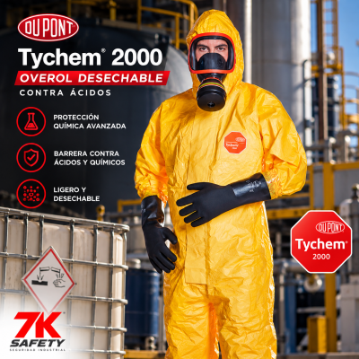 raje Tychem 2000 DuPont de protección química