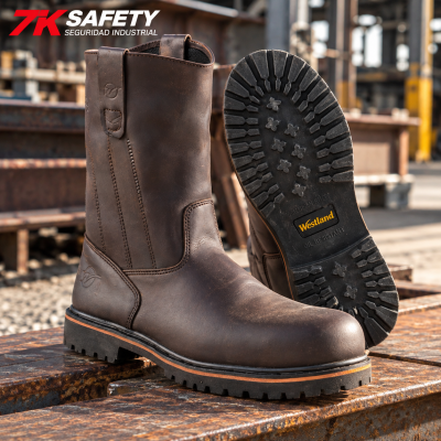 Bota Campera Westland 8609 de cuero con puntera composite