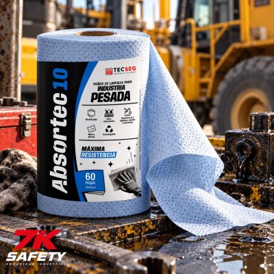 Paño Absortec 10 Tecseg TSG-A10 para limpieza industrial