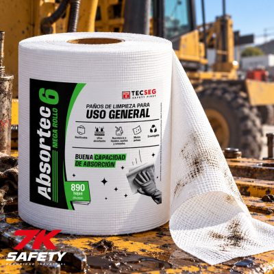 Paños de Limpieza Tecseg Absortec 6 presentación de 890 paños